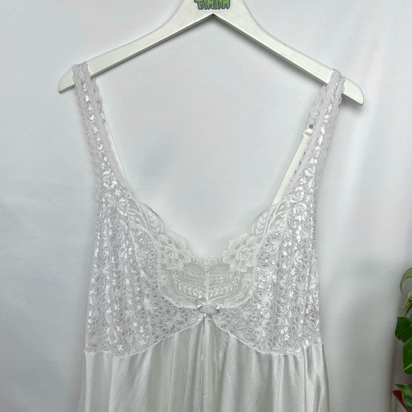 Vintage Sheer Lace Slip Dress - Picture 2 of 7